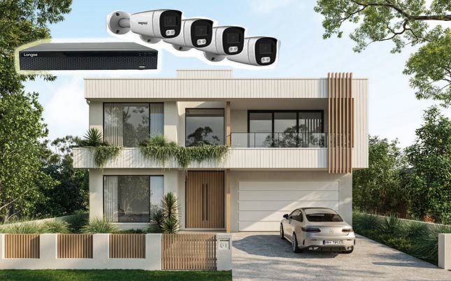 4 камеры 5MP и NVR